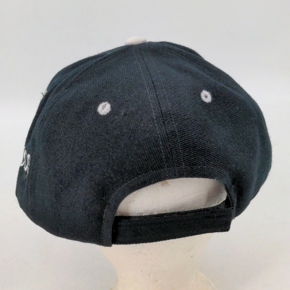 Vintage Denver Broncos NFL Wool Blend Black Strapback Hat Cap New Without Tags - Picture 4 of 8